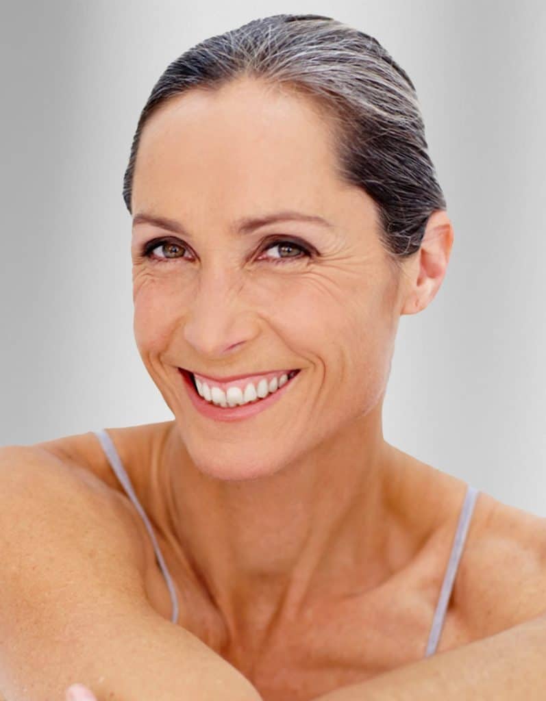 Mature woman smiling | Medical Aesthetics & Wellness of Modesto